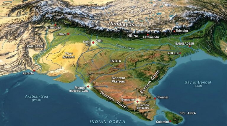 3d terrain map south asia 9ba291ca35
