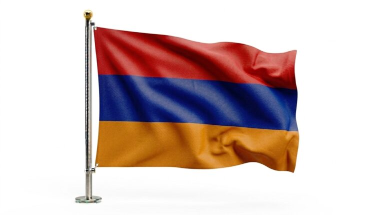 Armenia flag waving 202604092007