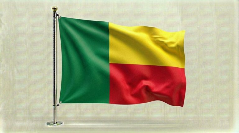 Benin flag waving 202604090616
