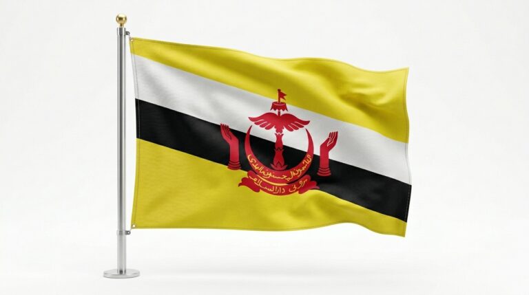 BRUNEI 1 Brunei flag waving 202604100718