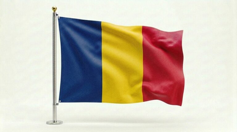 Chad flag waving 202604081832