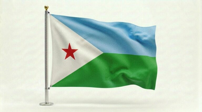 DJIBOUTI 2 Djibouti flag waving 202604081950