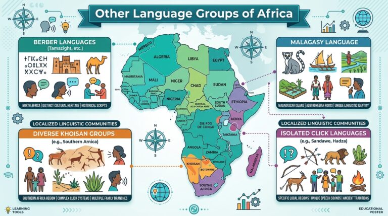 Other Language Groups of Africa 4 Educational infographic titled other language grou 02fb2e9ee7 1