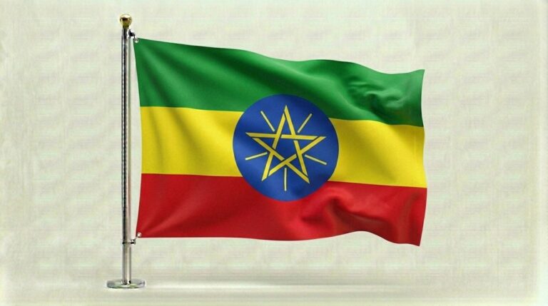 ETHIOPIA 1 Ethiopea flag waving 202604082137