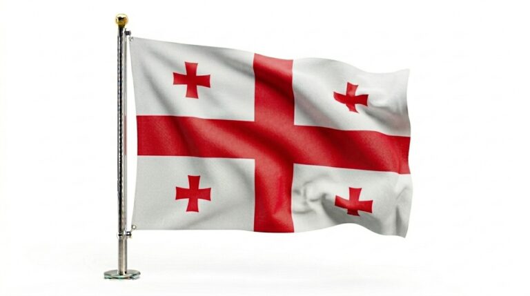 Georgia flag waving 202604092010