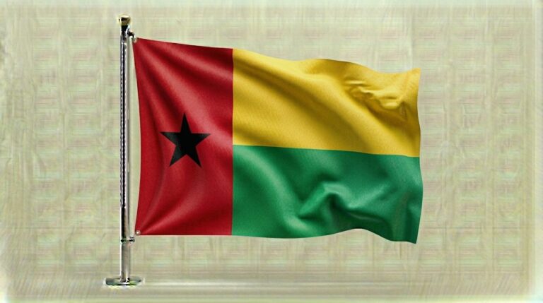 Guinea Bassau flag waving 202604090649