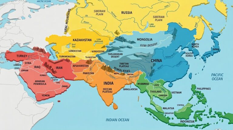 Introduction to the Regional Divisions of Asia 6 Isometric map of asia divisions 261f6645e9