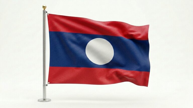 LAOS 4 Laos flag waving 202604100724