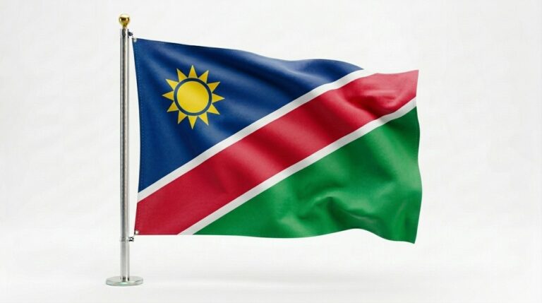 NAMIBIA 3 Namibia flag waving 202604090827