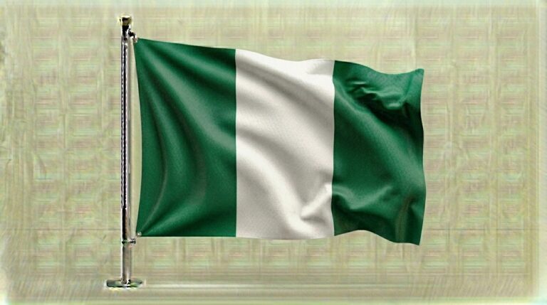 Nigeria flag waving 202604090700