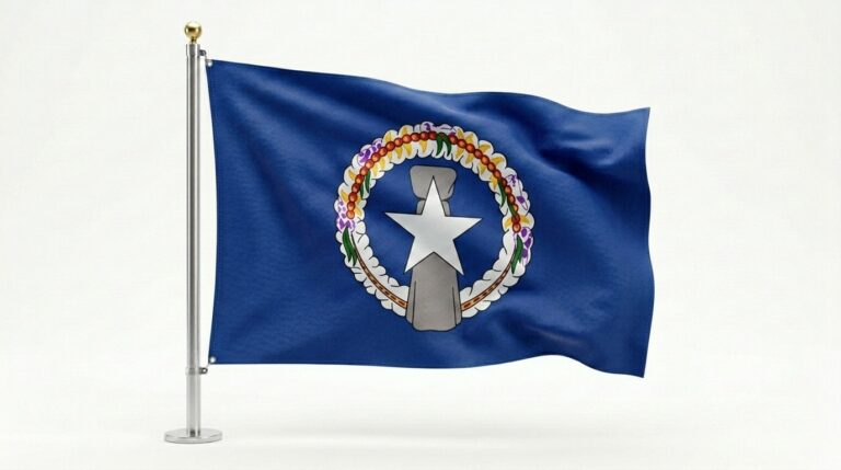 Northern Mariana Islands 5 Northern Marian Island flag waving 202604101152