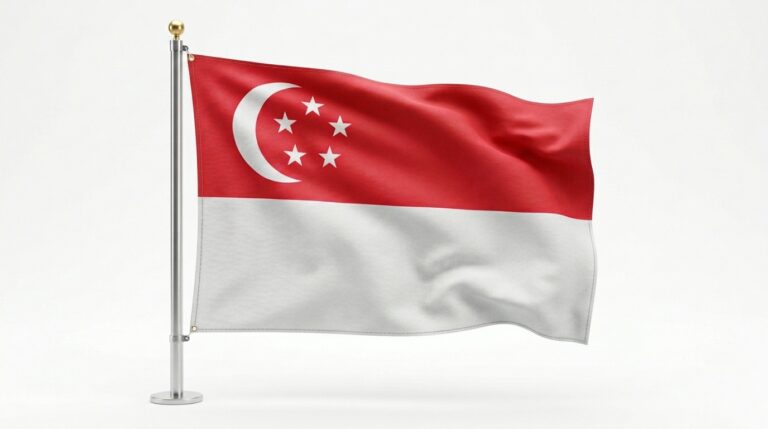 SINGAPORE 8 Singapore flag waving 202604100809