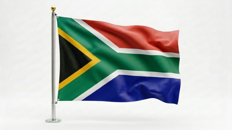 SOUTH AFRICA 4 South Africa flag waving 202604090841