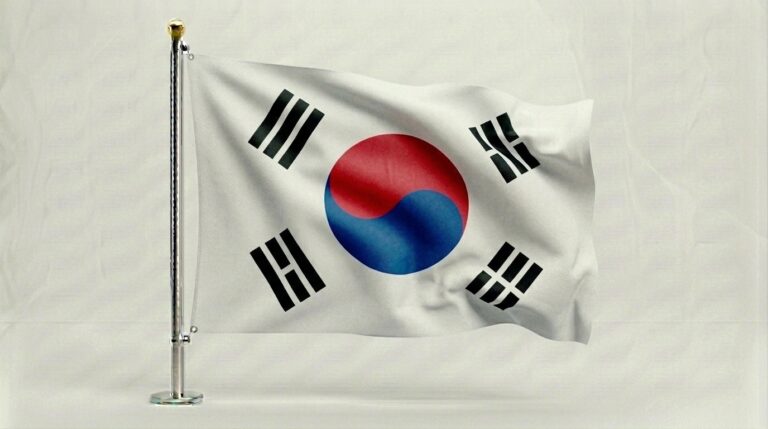 South Korea 5 South Korea flag waving 202604091831