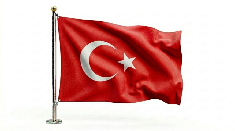 Turkey flag waving 202604092051