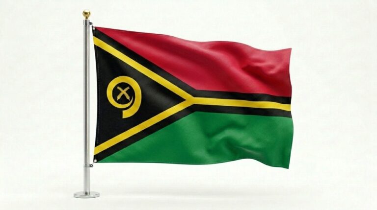 Vanuatu flag waving 202604100904