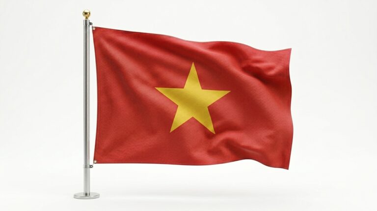 Vietnam flag waving 202604100822