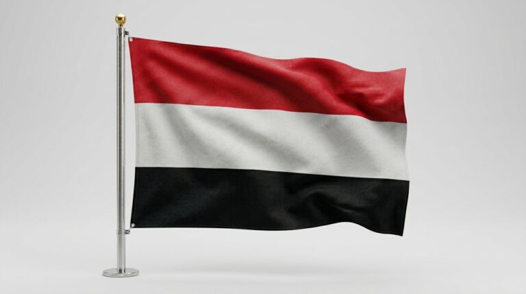 Yemen flag waving 202604100710
