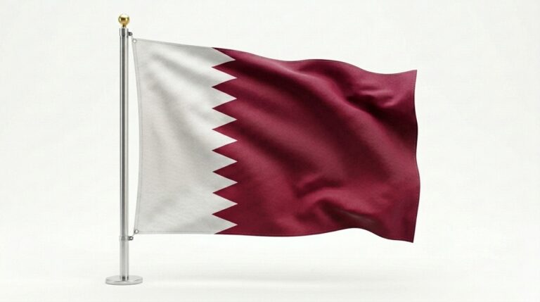 qatar flag waving 202604100701