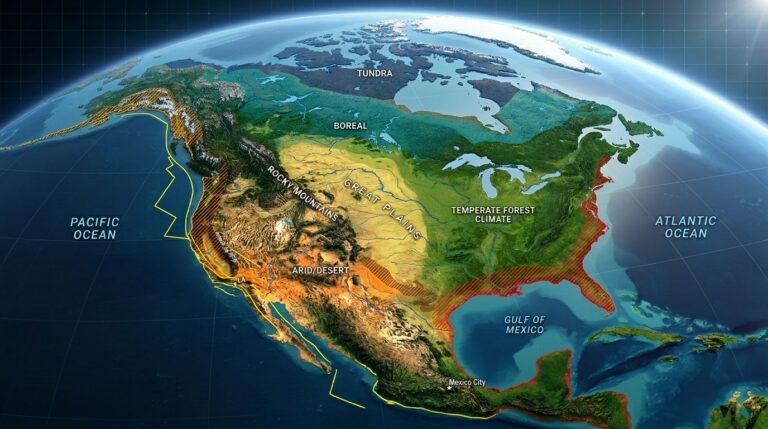 Climate and Environmental Issues Across North America’s Regions 9 3D map North 202603201236