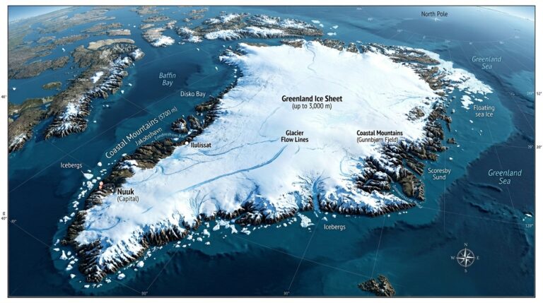Greenland: An Autonomous Territory of the Kingdom of Denmark 5 3D map of 202603201816