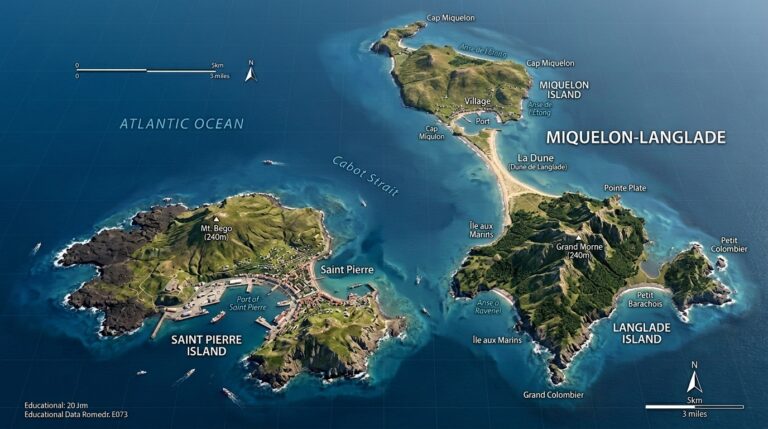Saint Pierre and Miquelon: France’s Tiny Territory off Canada’s Coast 6 3D map of 202603201820