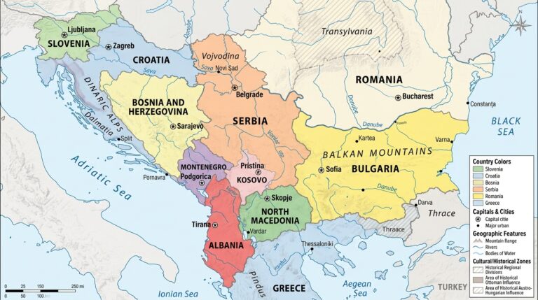 The Balkans and Southeastern Europe: A Complex Region of Culture and Conflict 7 A high resolution map 202603181506