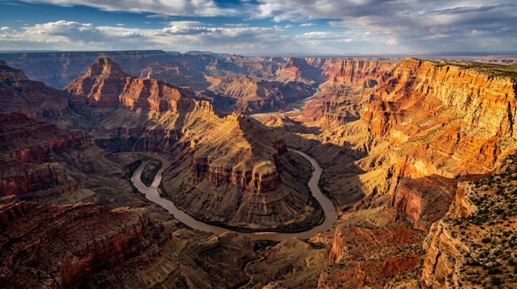 The Anatomy of a Canyon: Understanding Canyon Walls, Floors, and Rock Layers 9 Aerial view Colorado River Grand… 202605201458