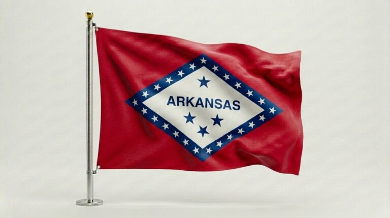Arkansas 4 Arkensas flag waving 202604120949