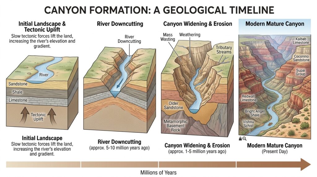 Canyon formation over millions y… 202605220710