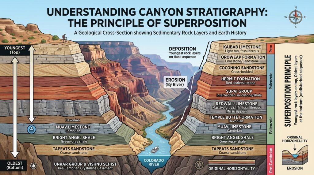 Canyons as Natural Laboratories: Unlocking Earth’s History 5 Canyon stratigraphy infographic … 202605210924