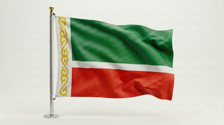 Chechnya flag waving 202604111535
