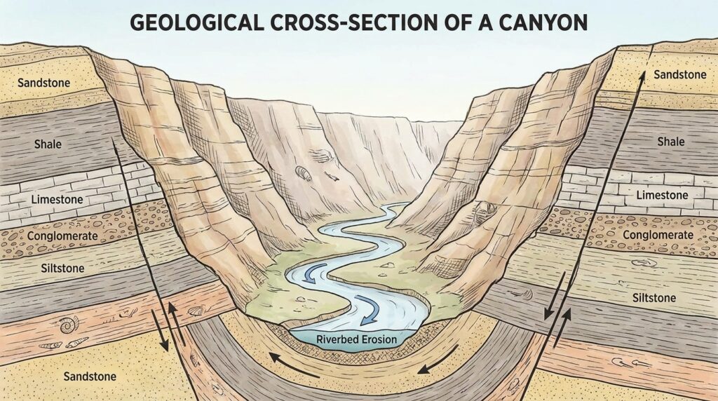 Geological illustration of canyo… 202605191452