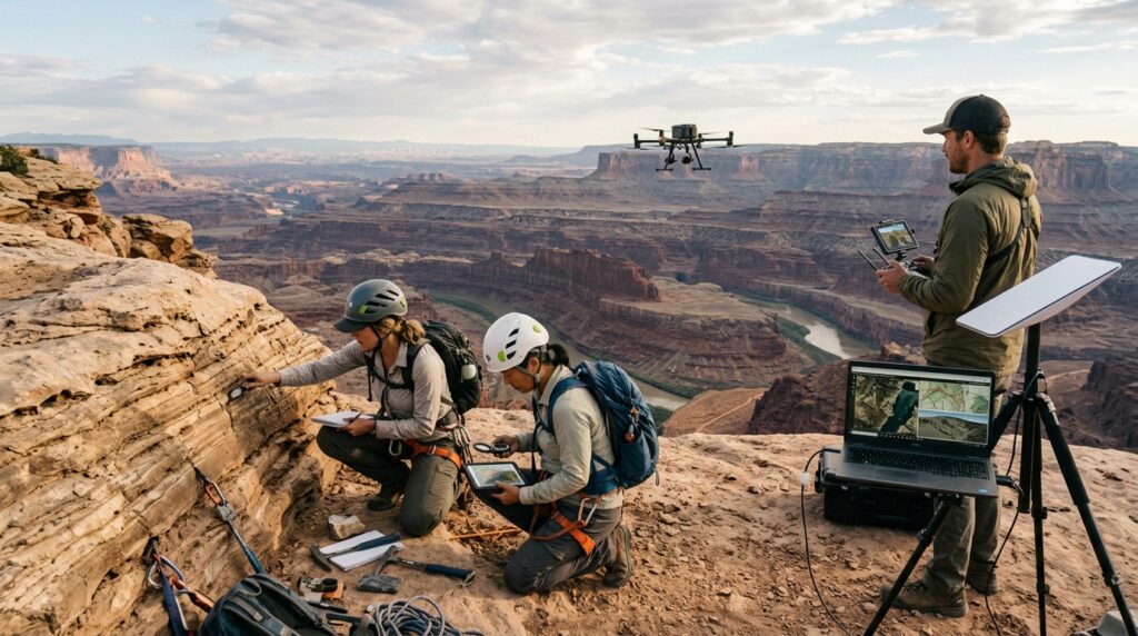 The Anatomy of a Canyon: Understanding Canyon Walls, Floors, and Rock Layers 14 Geologists studying canyon struc… 202605201726
