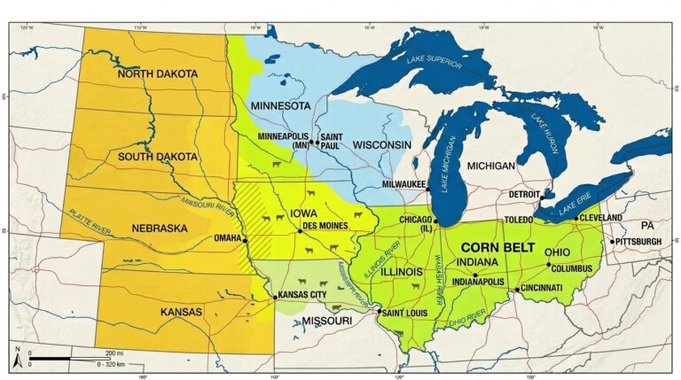 The Midwest: America’s Heartland 2 Map of Midwestern 202603201637