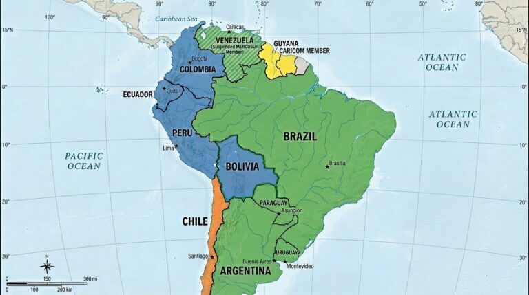 Regional Integration and Regional Geography in South America 2 Map of South 202603211813