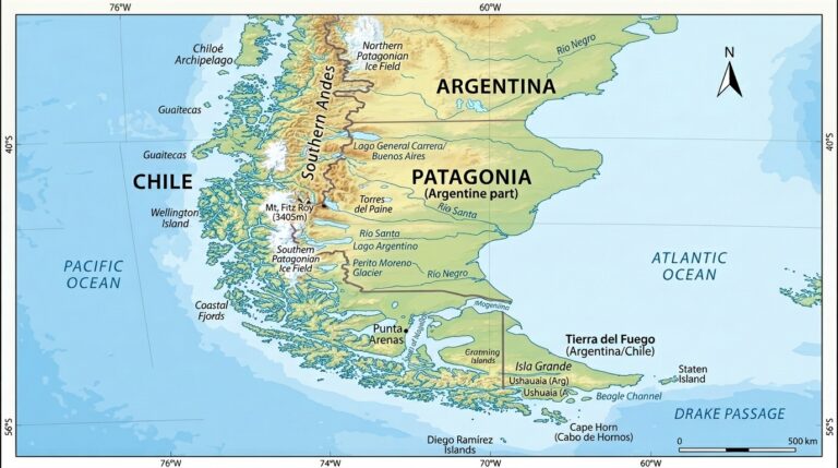 Patagonia 8 Map of southern 202603211918