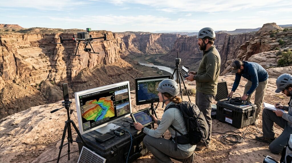 Canyons as Natural Laboratories: Unlocking Earth’s History 15 Scientists study canyon terrain … 202605211102
