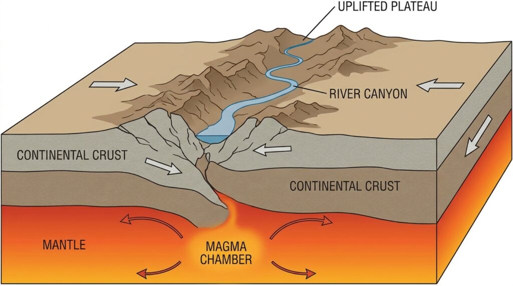 How Weathering, Erosion, Rivers, and Time Shape Landscapes 9 Tectonic plates colliding formin… 202605191830