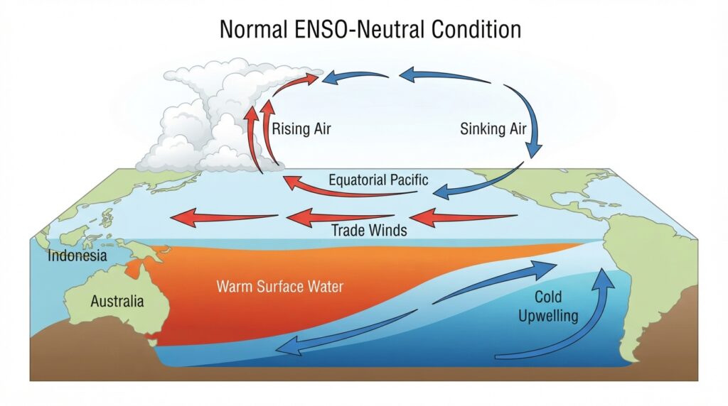 Diagram explaining El Nino mecha… 202608261252