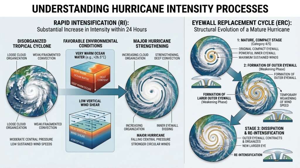 How Hurricanes Form (Tropical Cyclones) 5 Infographic explaining hurricane… 202608271302