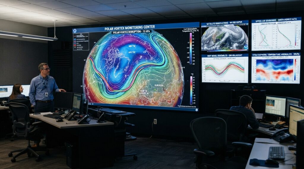 Meteorologist monitoring polar v… 202608231421