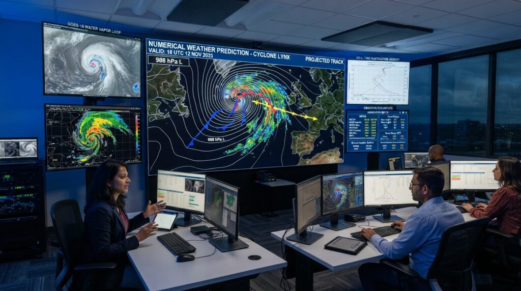 Meteorologists forecasting mid l… 202608231230