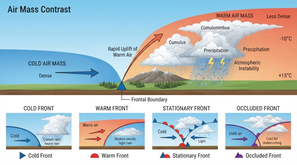 Meteorology diagram showing air … 202608221051