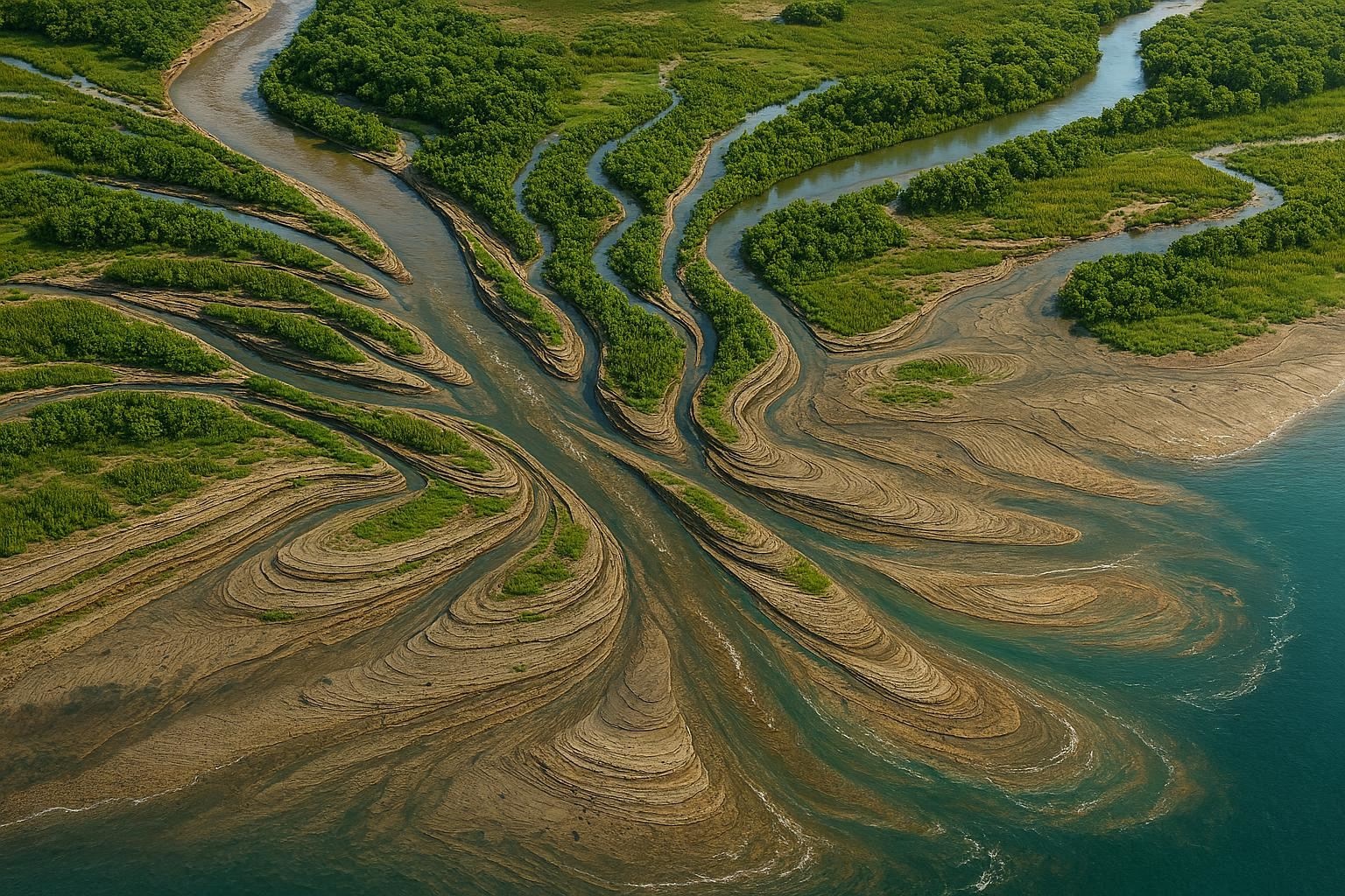 Triangular Delta Geography Introduction to Delta Geology: How Rivers Build Land