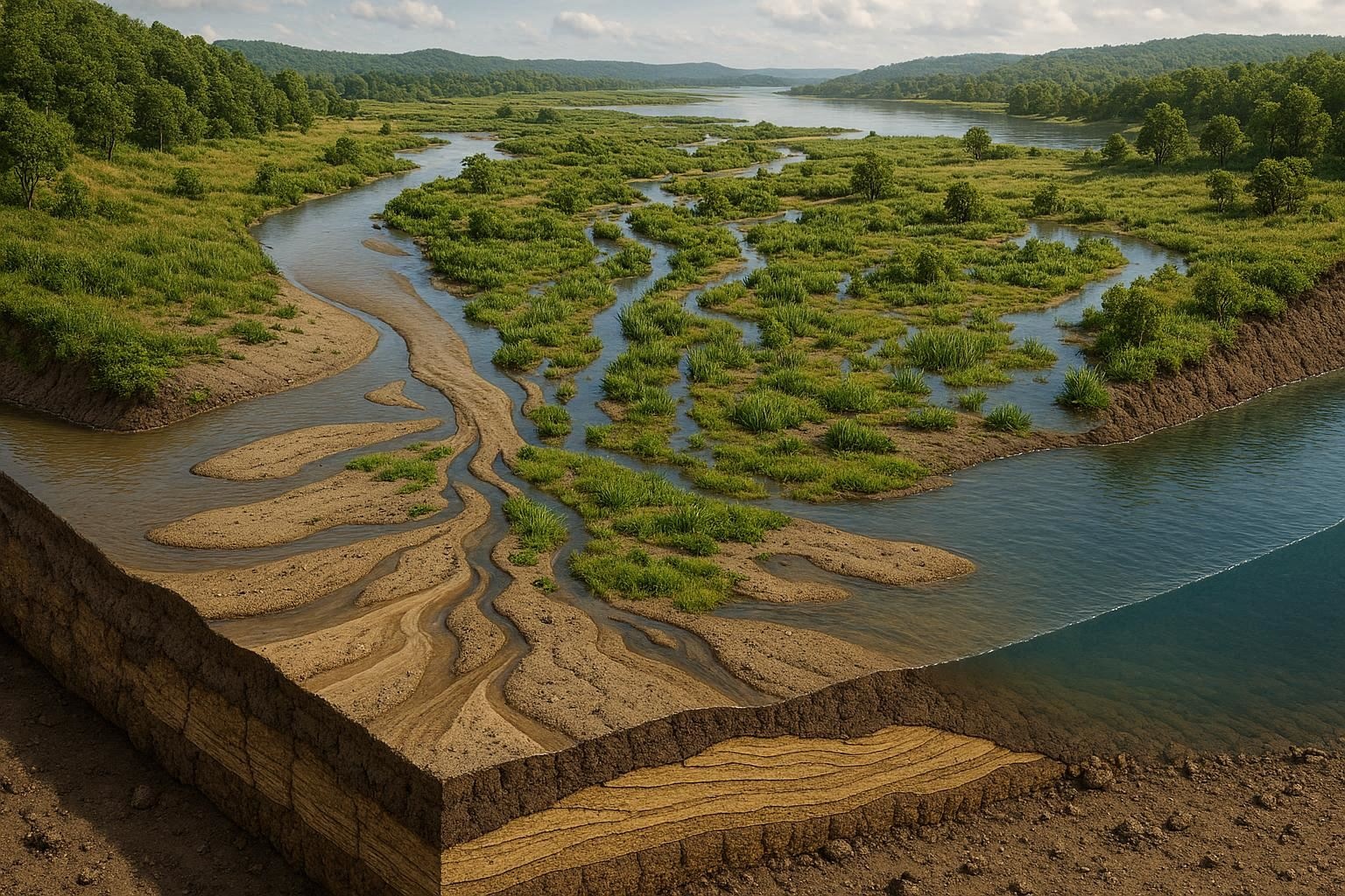 Delta Formation Explained - geographyclassroom