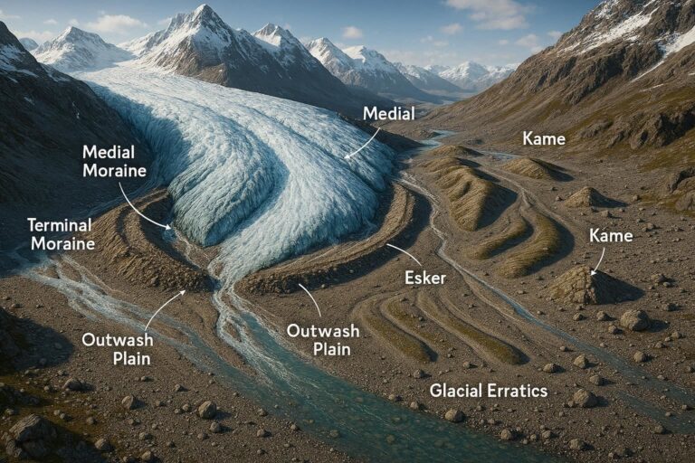 Erosional Glacial Landforms and Their Features 2 OIG2 1 1 3