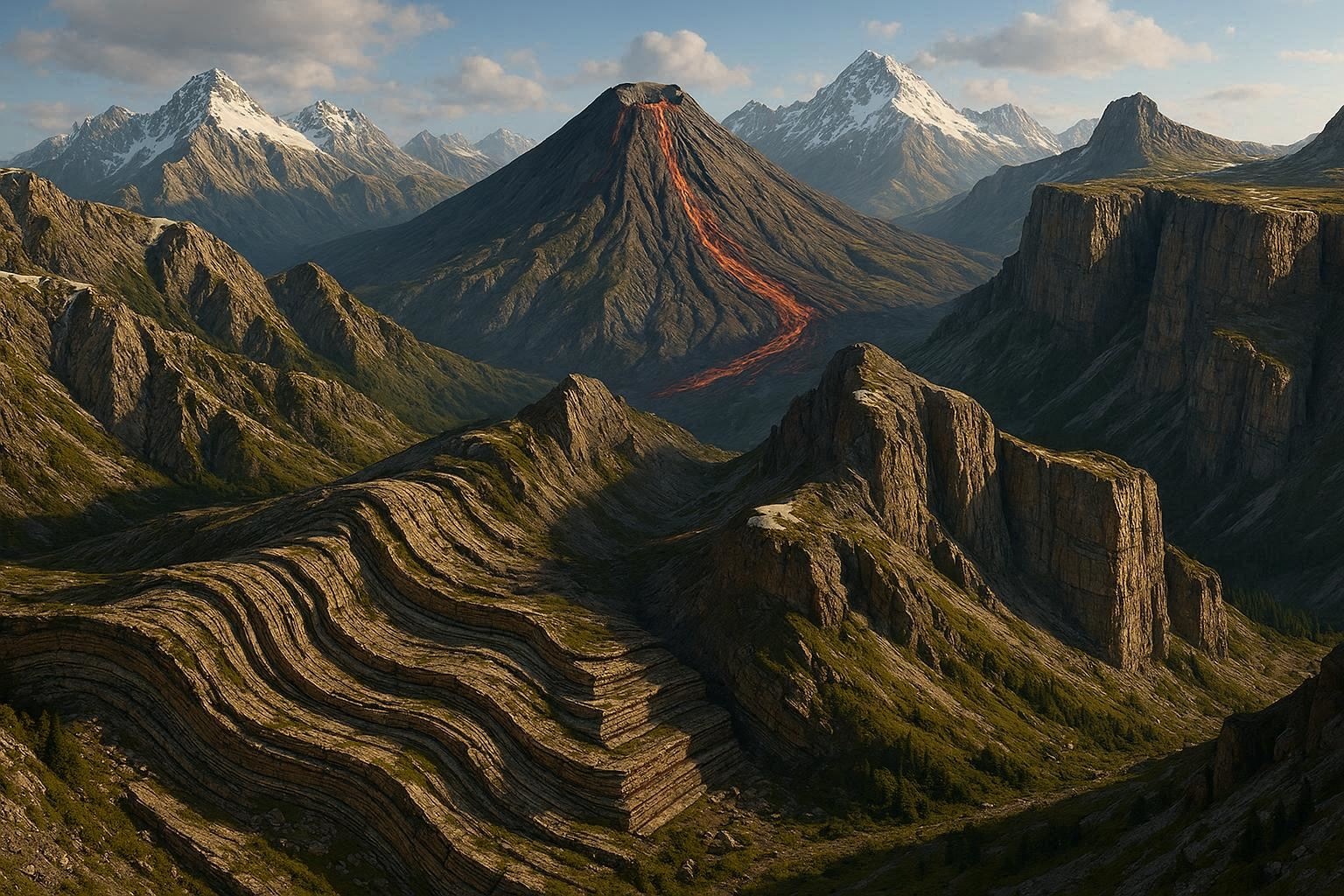 The Formation and Physical Features of Mountains