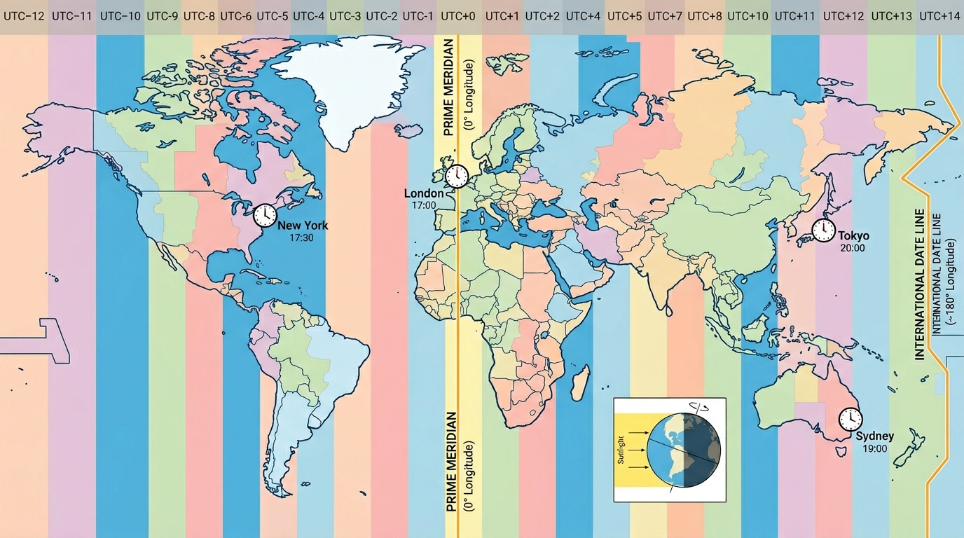 Time Zone Types What Are Time Zones and Why Do We Have Them? - geographyclassroom