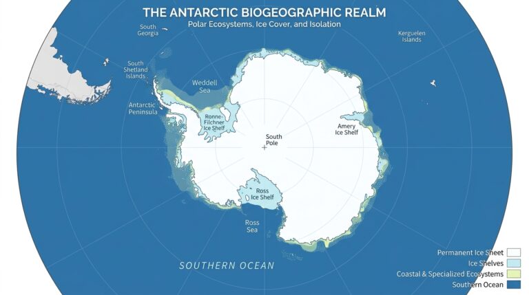 Create a highly detailed flat 2d polar map illustr a579f50562